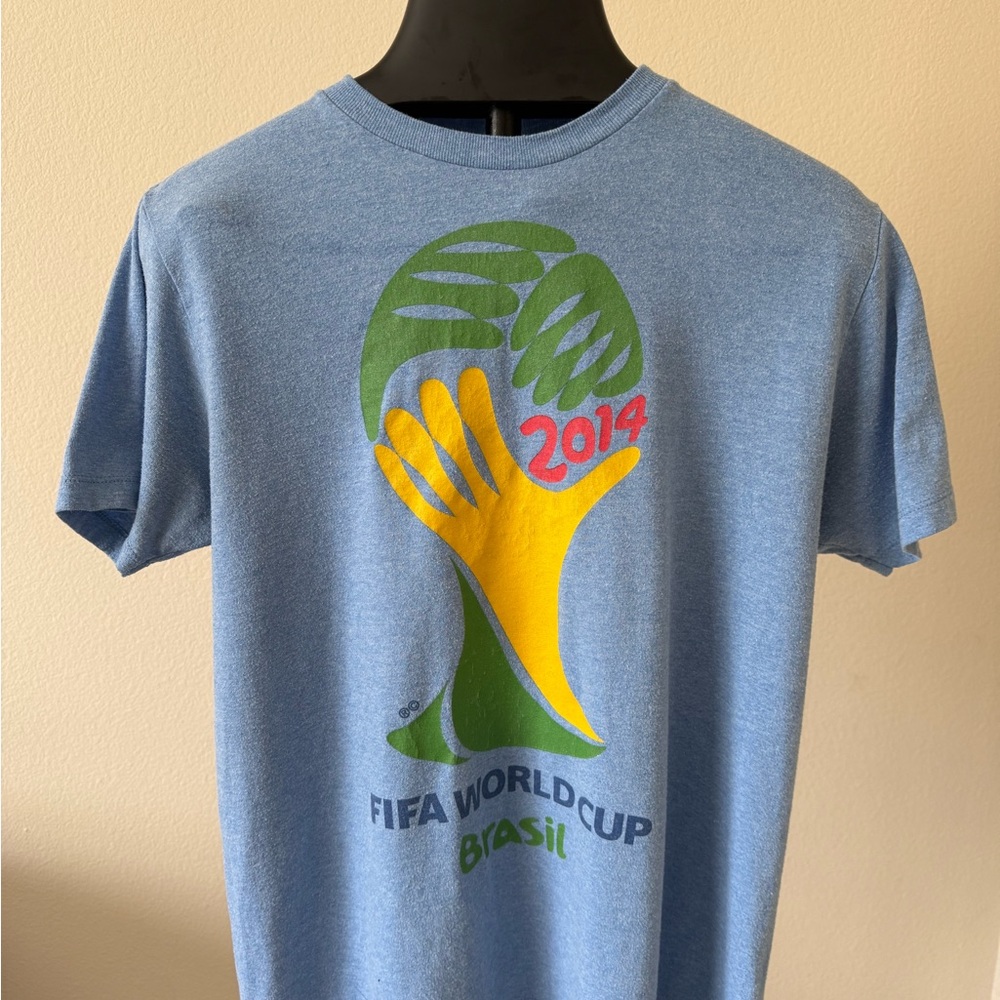 Blue FIFA World Cup 2014 T-Shirt Medium - Picture 2 of 6